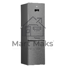 Холодильник с морозильником Beko B3RCNK405HDX серебристый