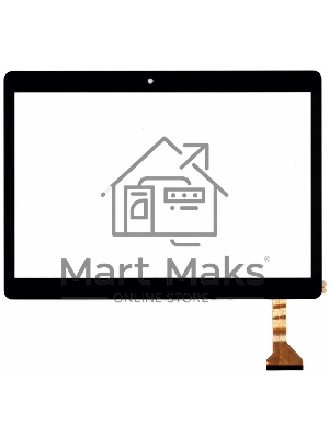 Сенсорное стекло (тачскрин) для Prestigio MultiPad Wize PMT3096 1069A4, черное