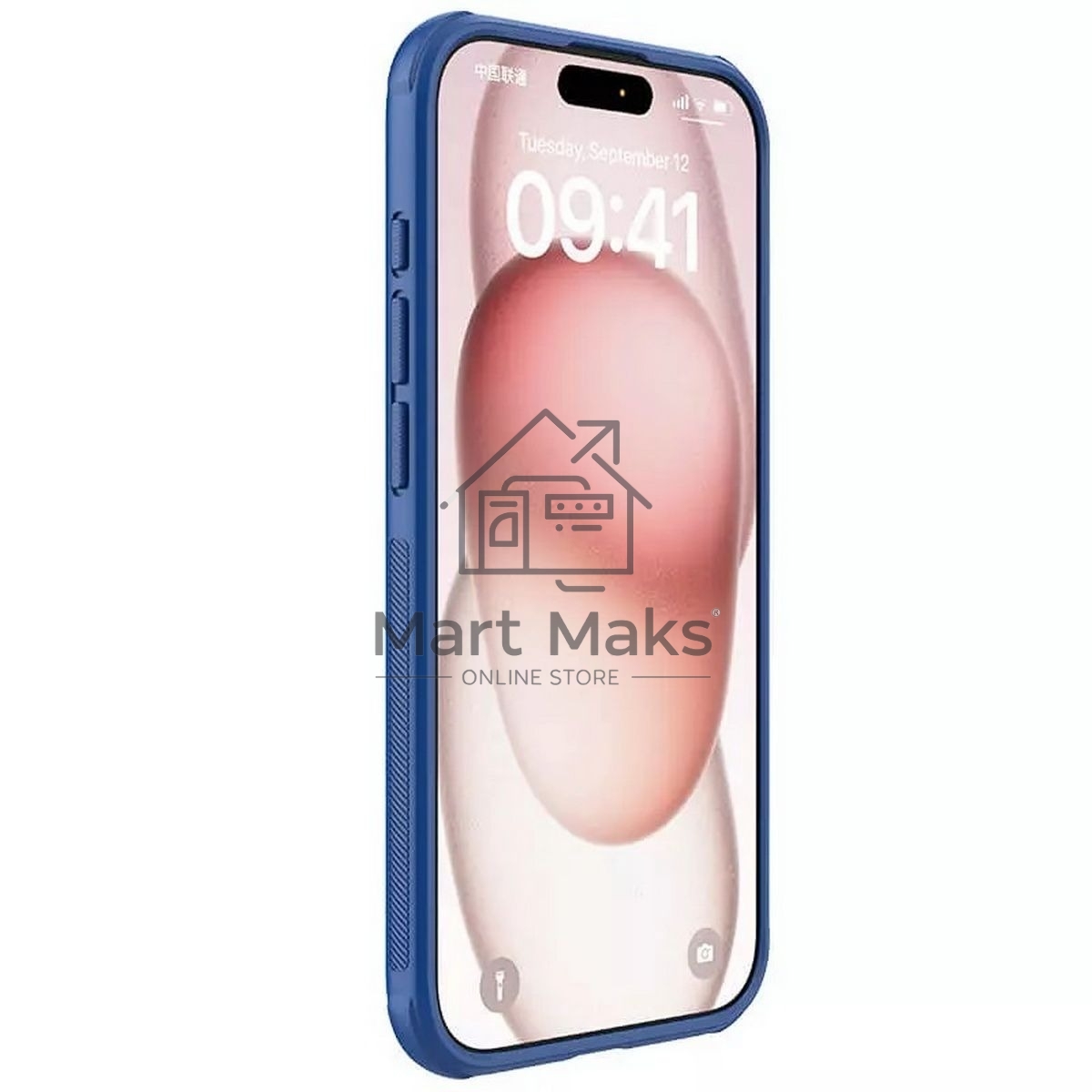 Чехол Super Frosted Shield Pro, синий, (AP IP15 Pro)