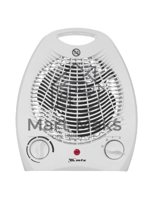 Тепловентилятор MTX FHS-2000, белый, 1000/2000 Вт, 25 м2, термостат