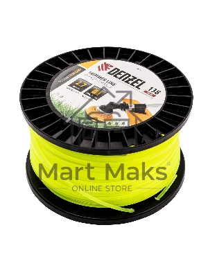 Леска для триммера Denzel квадрат, 2,7м х 138м, на DIN катушке FLEX CORD