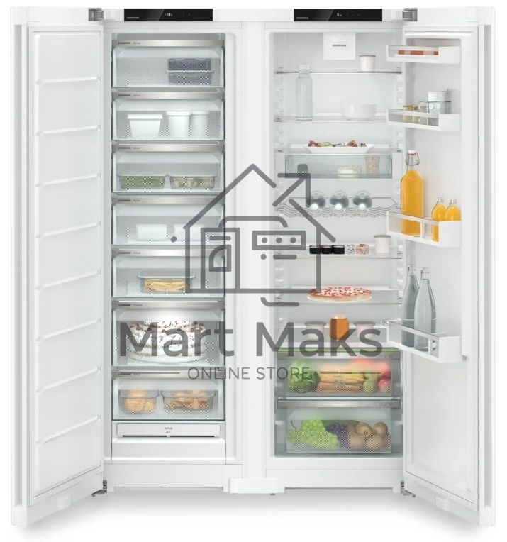 Холодильник Liebherr XRF 5220-22 001 (SFNd 5227-22 001 + SRd 5220-22 001) белый двухкамерный 398/271л морозилка сбоку, No Frost, Side by Side