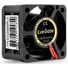 Вентилятор корпусной ExeGate EX04020S2P-24, 40 мм, 7000 об/мин, 29 дБ, 2 pin, без подсветки