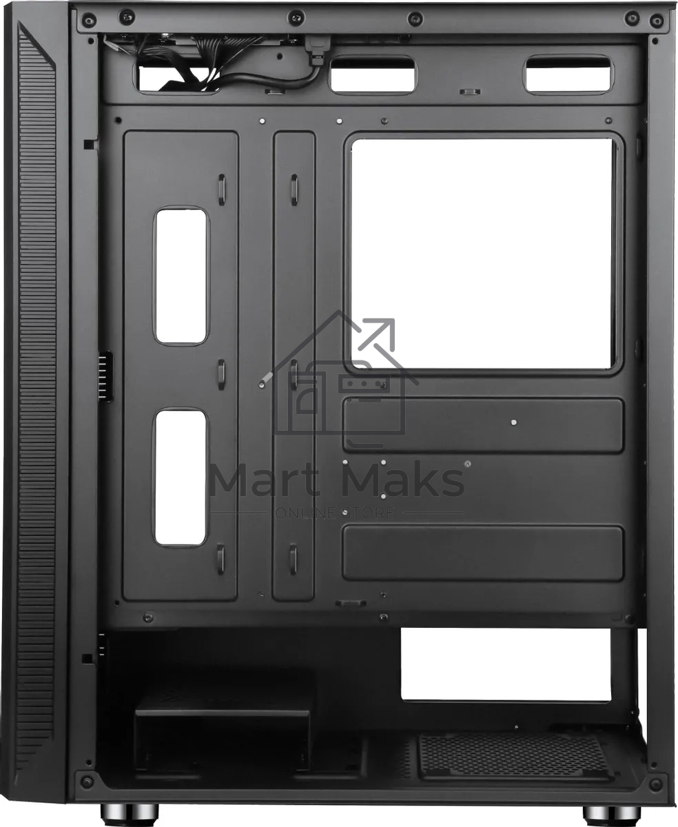 Компьютерный корпус Accord 3501 черный без БП ATX 2xUSB2.0 1xUSB3.0 1xUSB3.1 audio bott PSU