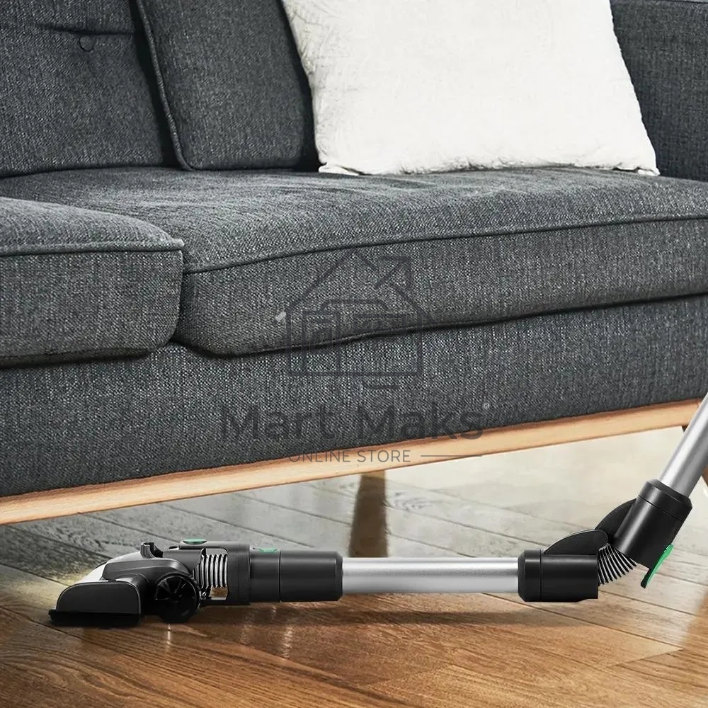 Пылесос ручной Kitfort КТ-5168 зеленый/черный, питание от аккумулятора, 75 Вт, уборка сухая, пылесборник 0.5 л, работа от АКБ max 32 мин.