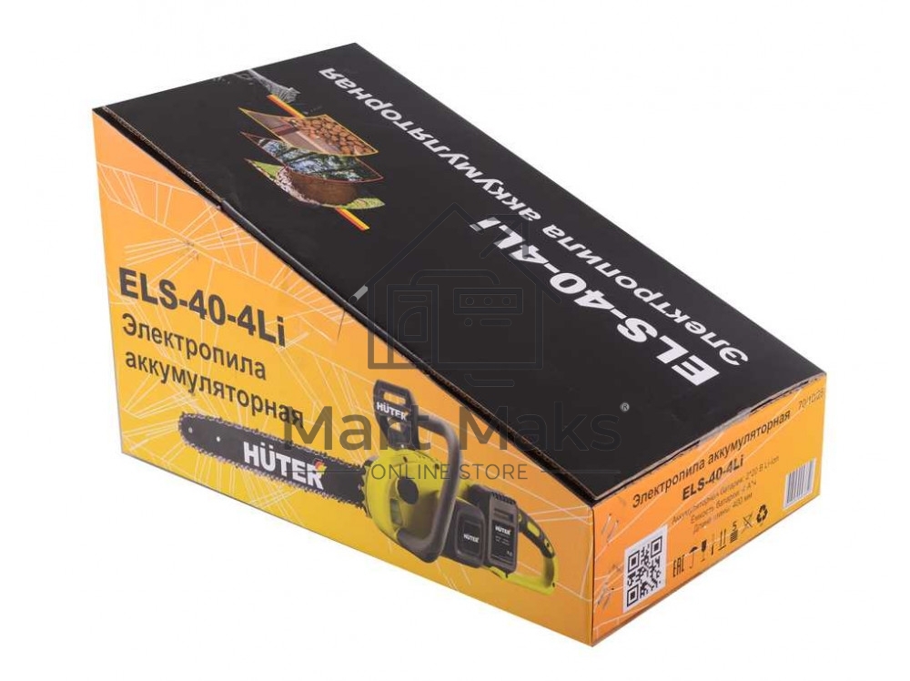 Электрическая цепная пила Huter ELS ELS-40-4 Li дл.шины:16
