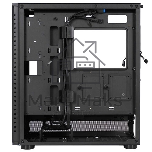 Компьютерный корпус  PCCooler IE200 BK, Tempered Glass Full Tower, черный, TG, SPCC, 1x120mm ARGB E-ATX, ATX, mATX, mITX 180/380/220mm 4x2.5