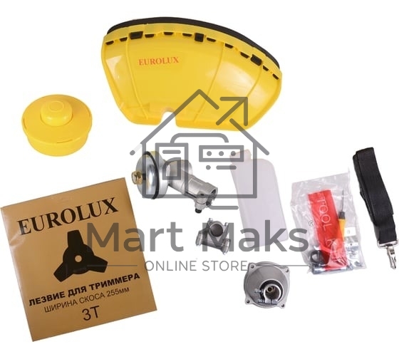 Бензиновый триммер EUROLUX TR-1900T 1900Вт 2-х тактный объем бака 51.7см3