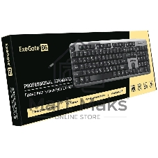 Клавиатура проводная ExeGate LY-401 (EX264086RUS), USB, серебристый