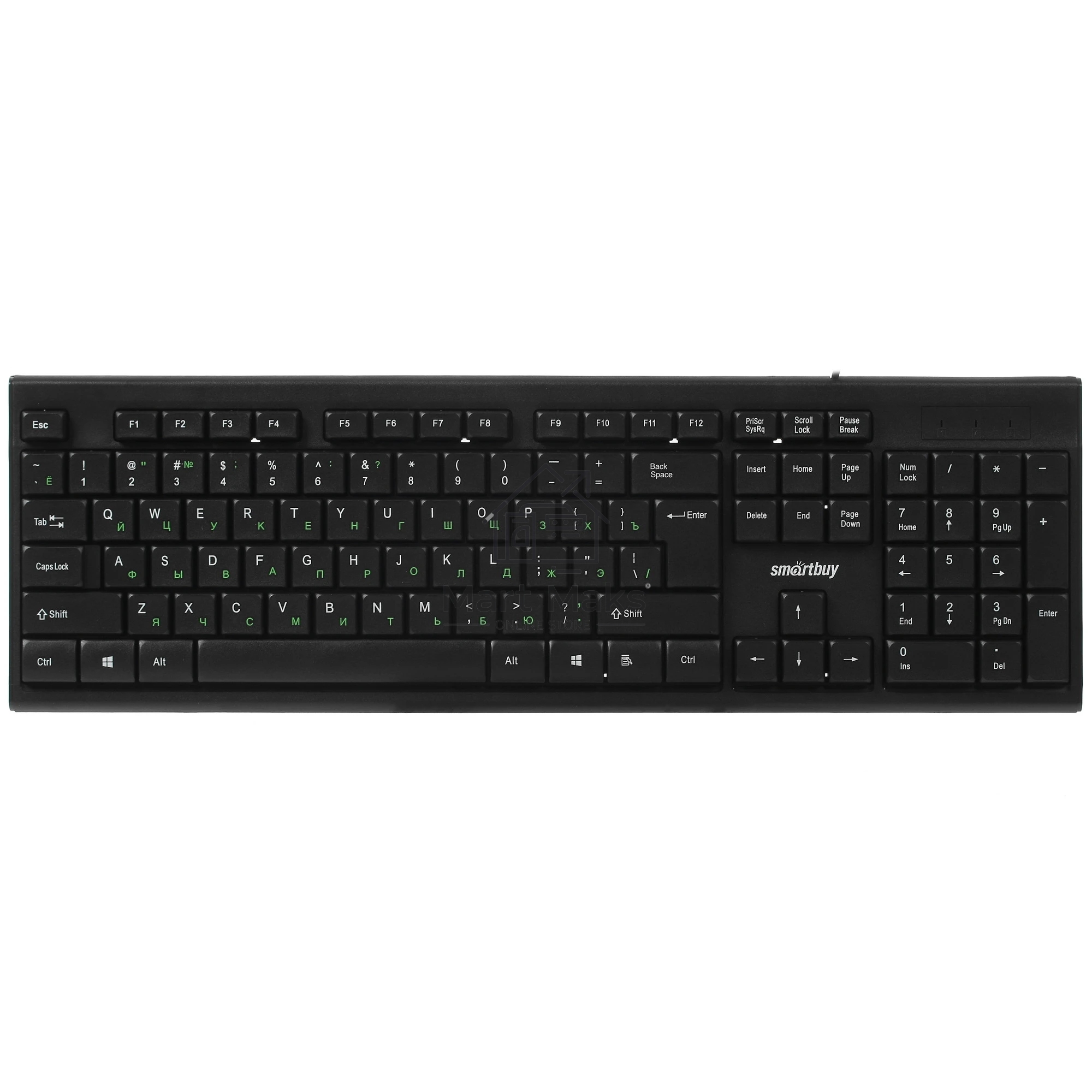 Клавиатура проводная Smartbuy ONE 114 USB черная (SBK-114U-K)