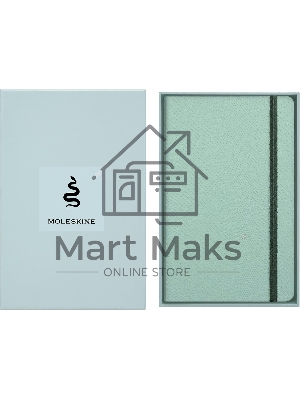 Блокнот Moleskine LIMITED EDITION YEAR OF THЕ SNAKE LECNYSNKVEGMBOX 130х210мм, 176 страниц, линейка, подарочная коробка, мятный Mamba