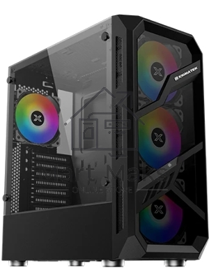 Компьютерный корпус Xigmatek Lamiya EN40016 ATX, USB 3.0x1+USB 2.0x2, Front & Left TG, 4PCS X24A Fan, Galaxy II Fan Control Box & Remote (748113)