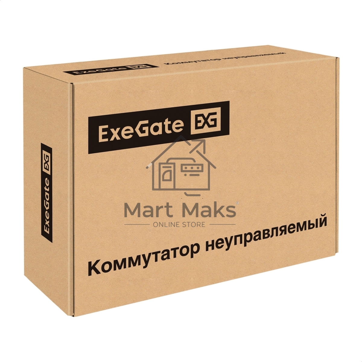 Коммутатор неуправляемый ExeGate EDES-1010D.8PoE-96W (10-портовый UTP 10/100 Base-Tx: 8 портов IEEE 802.3af (PoE), мощность PoE: 25W, суммарно 96W, 2 порта RJ45 uplink, настенный/настольный, металлический корпус)