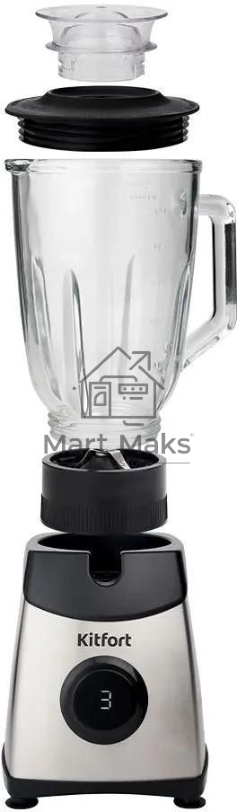 Блендер стационарный Kitfort KT-1394 550 Вт, серебристый