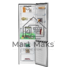 Холодильник с морозильником Beko B3RCNK405HDX серебристый