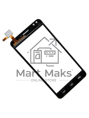 Сенсорное стекло (тачскрин) для Prestigio Muze C3 MultiPhone 3504, черное