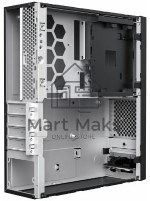 Компьютерный корпус с блоком питания 300Вт. Foxline FL-1001 mATX case, black, w/PSU TFX 300W, w/2xUSB2.0+2xUSB3.0, w/1xcombo audio, w/pwr cord, w/8cm FAN