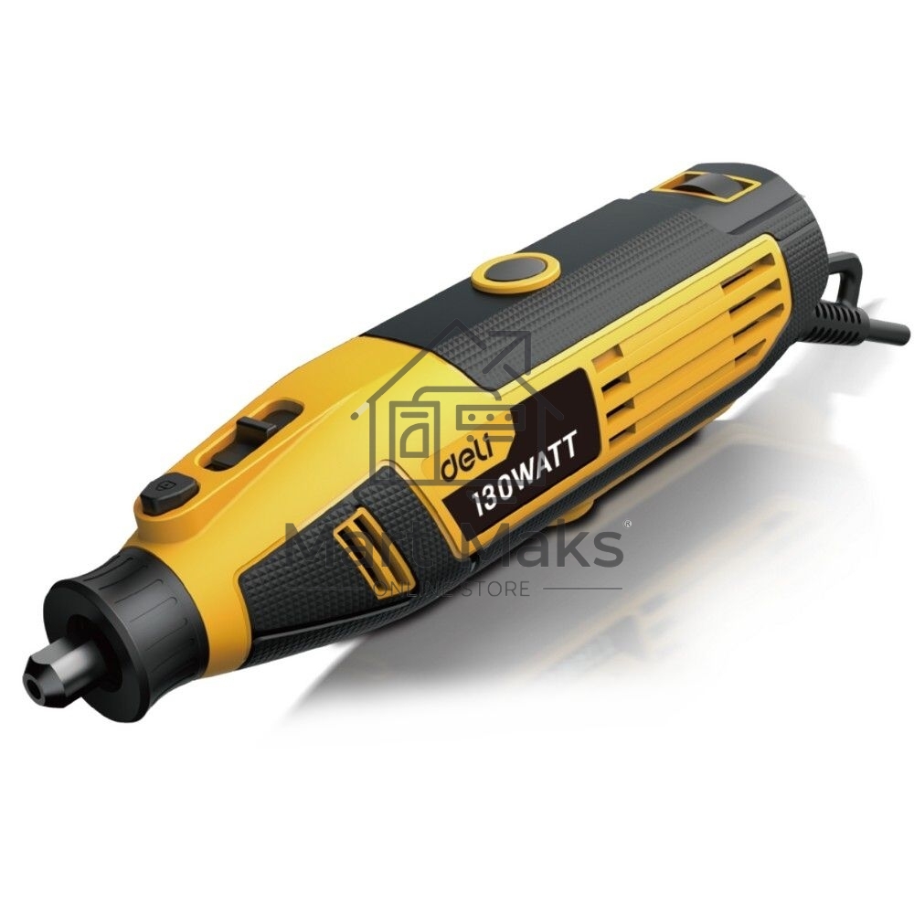 Гравер Deli DL-DM03-E1 (130Вт, цанга 3,2мм, 10000-32000об/мин, кейс) + 41 аксессуар