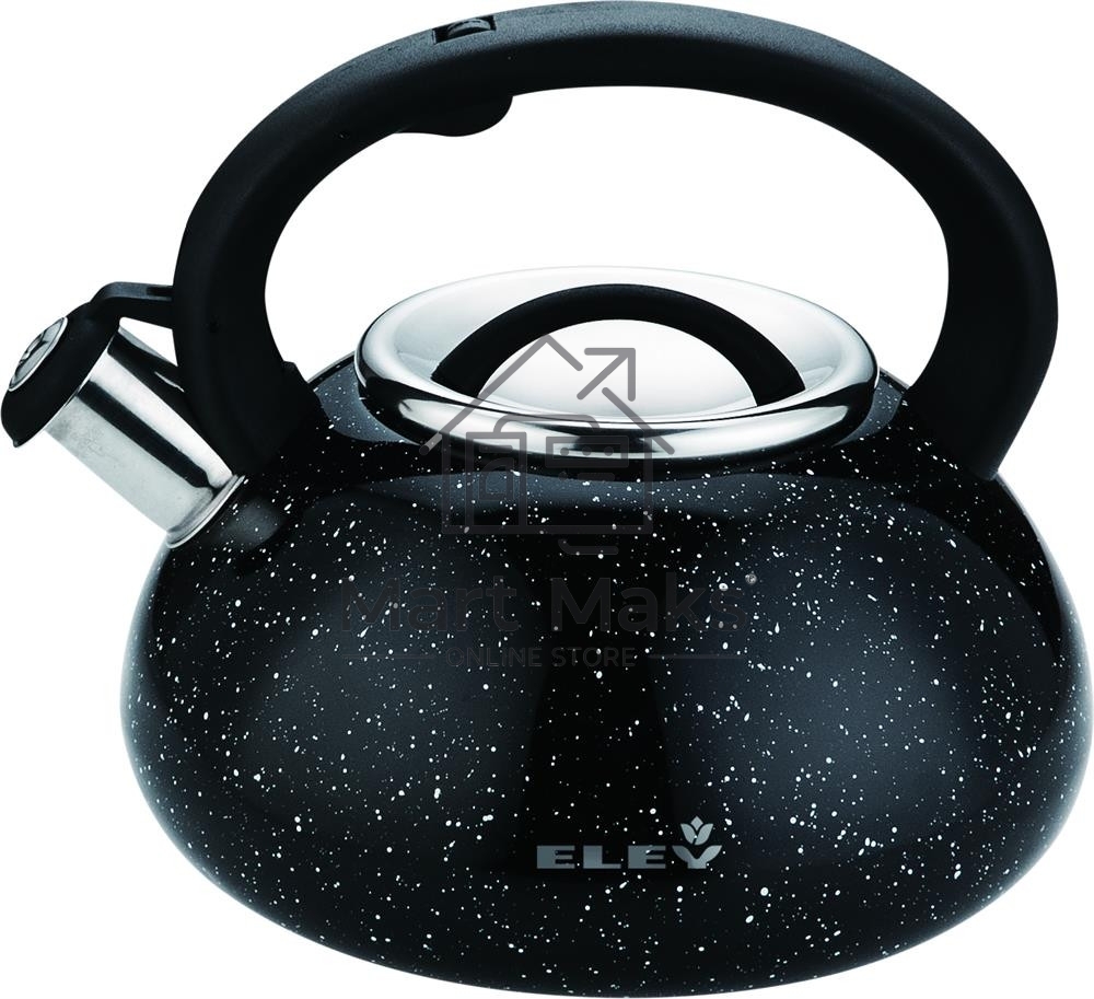 Чайник ELEY из нержавеющей стали со свистком 3 литра