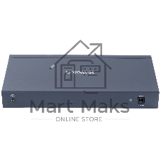 Коммутатор HiWatch DS-S1008GP, 8×1 Гбит/с PoE + 1×1 Гбит/с + 1×1 Гбит/с SFP, неуправляемый