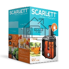 Соковыжималка Scarlett SC-JE50S42 оранжевый, центробежная, 1000 Вт, 1000 мл, механическое