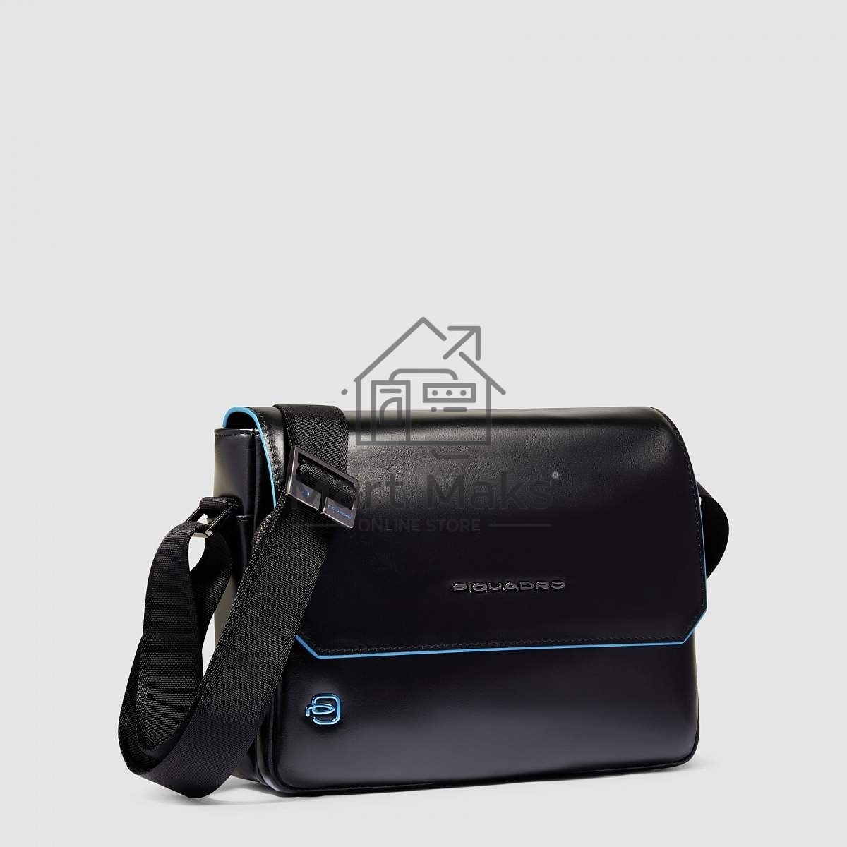 Сумка-мессенджер Piquadro Blue Square CA6812B2/N черная натур.кожа