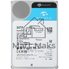 Жесткий диск HDD Seagate SkyHawk AI 24Tb 7200rpm SATA 512Mb 3.5