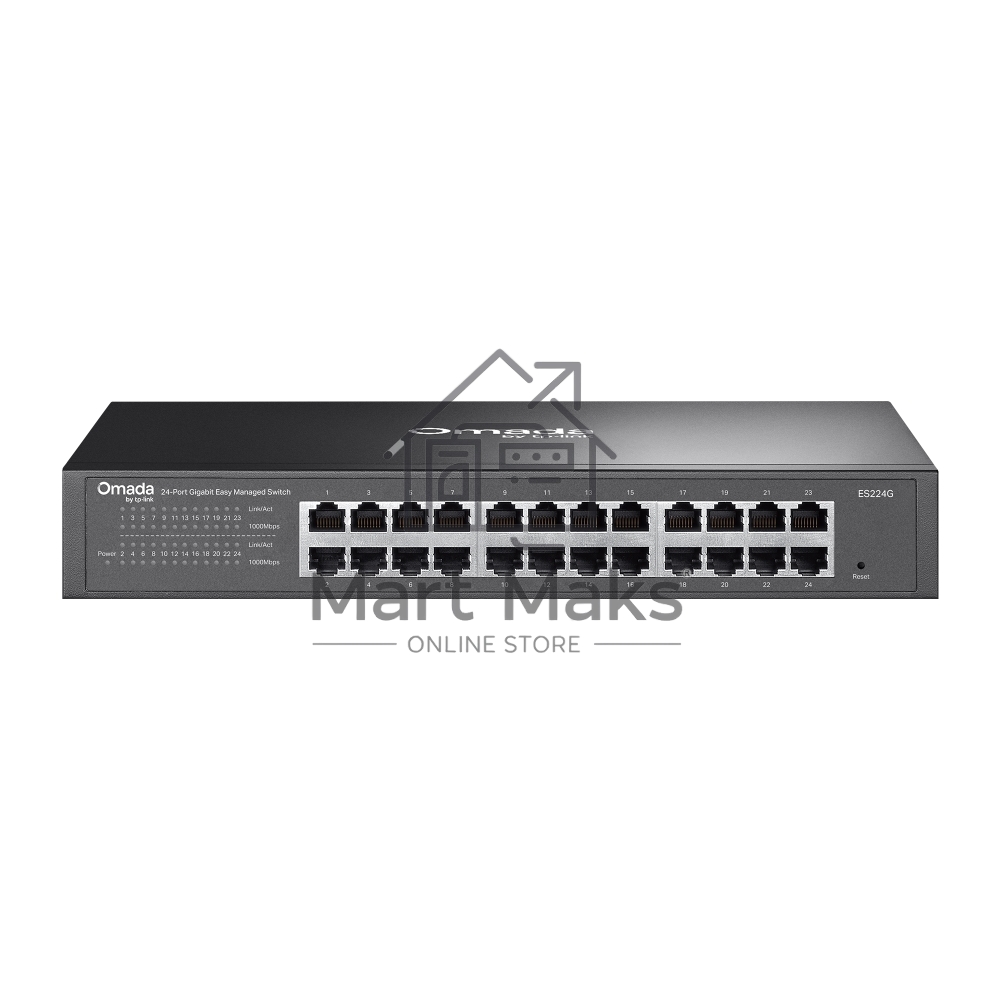 Коммутатор TP-Link Omada ES224G, 24×1 Гбит/с, настраиваемый
