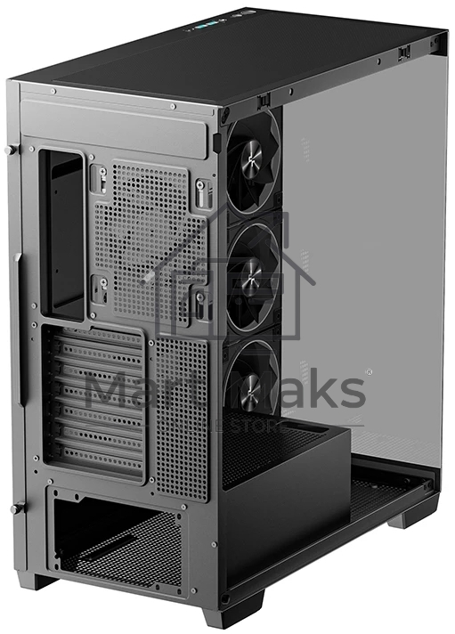 Компьютерный корпус Deepcool CG580 4F V2 без БП, боковое окно (панорама), 4x120mm ARGB PWM вентилятора, черный, ATX (R-CG580-BKADA4-G-2)