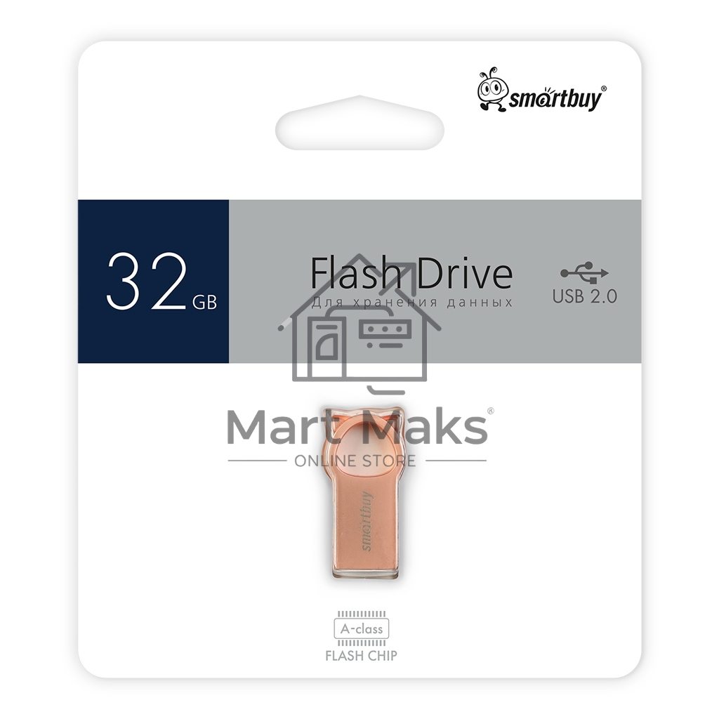 Флешка USB SmartBuy R/W (SB032GbMC5) UFD 2.0 032Gb,MC5 Metal Kitty