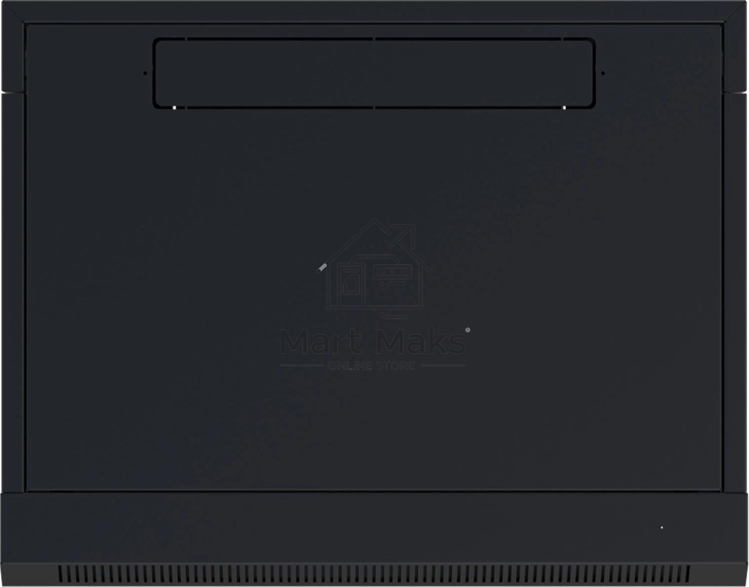 Шкаф коммутационный NTSS (NTSS-W9U6060GS-BL) настенный 9U 570x600мм пер.дв.стекл 60кг черный 22кг