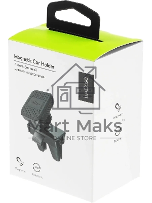 Держатель LuxCase магнитный черный для для смартфонов и навигаторов (98801)