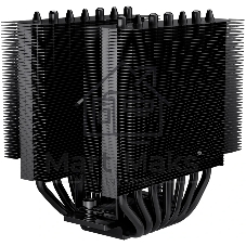 Кулер для процессора PCCooler RT720 TC BK (270W, 4-pin PWM, 157.5mm, Al/Cu, 7x6mm, 2x120mm, 73.32CFM, 34.9dBA, 2200RPM, S: 1851/1700/1200/115X, AM5/AM4, black)