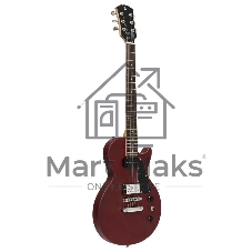 Электрогитара STAGG SEL-HB90 CHERRY 6-ти струнная, корпус массив красного дерева, гриф красное дерево, накладка палисандр, 22 лада, звукосниматели 1х P90, 1х хамбакер, регуляторы 1x громкости, 1x тона, 3-х поз. переключатель, цвет Cherry