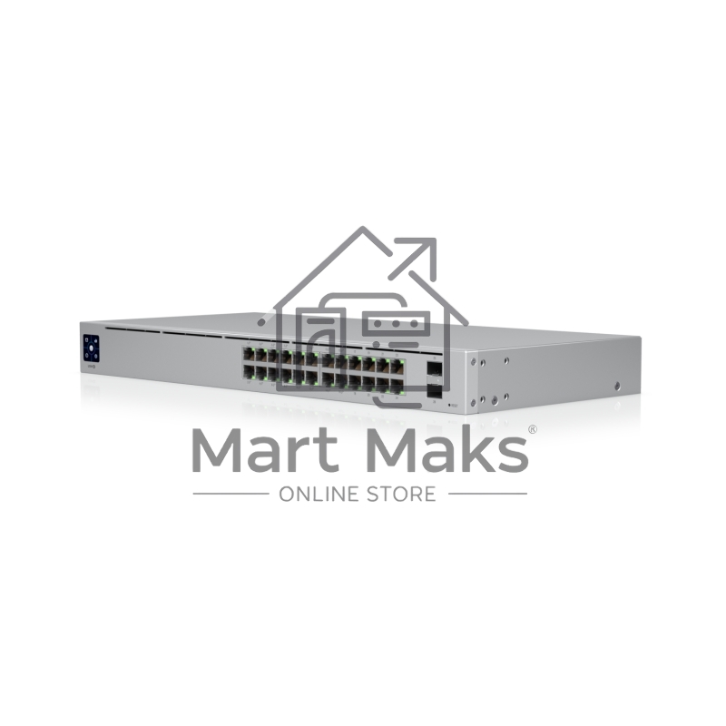 Коммутатор UBIQUITI USW-24-POE 24PORT 1000M 2SFP POE