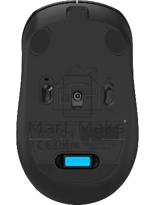 Мышь беспроводная A4Tech Fstyler FG16C Air2 черный, 2000 dpi, радиоканал, USB, кнопки - 3