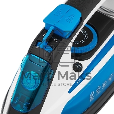 Утюг Coolfort CF-3400 синий/белый, 2600 Вт, 150 г/мин, 320 мл