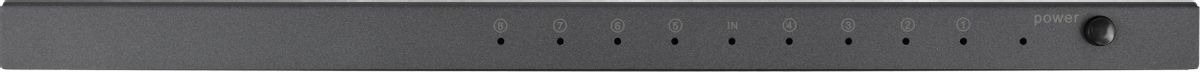 Сплиттер аудио-видео Premier 5-872-8V2 HDMI (f)/8xHDMI (f) черный