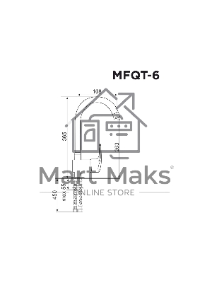 Кухонный смеситель Maunfeld MFQT-6BG бежевый