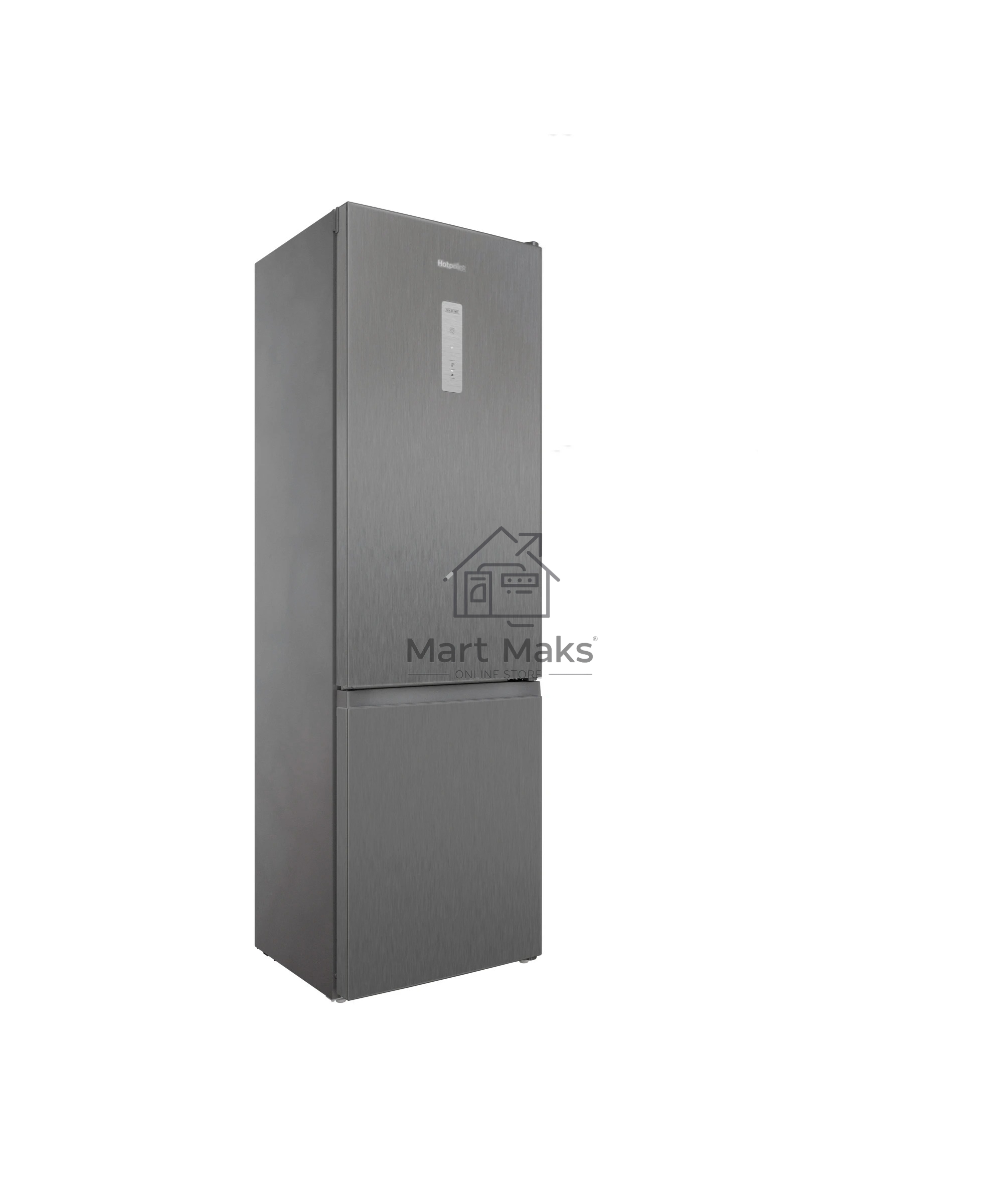 Холодильник Hotpoint HT 6200 MX нержавеющая сталь двухкамерный 240/83л морозилка снизу, No Frost