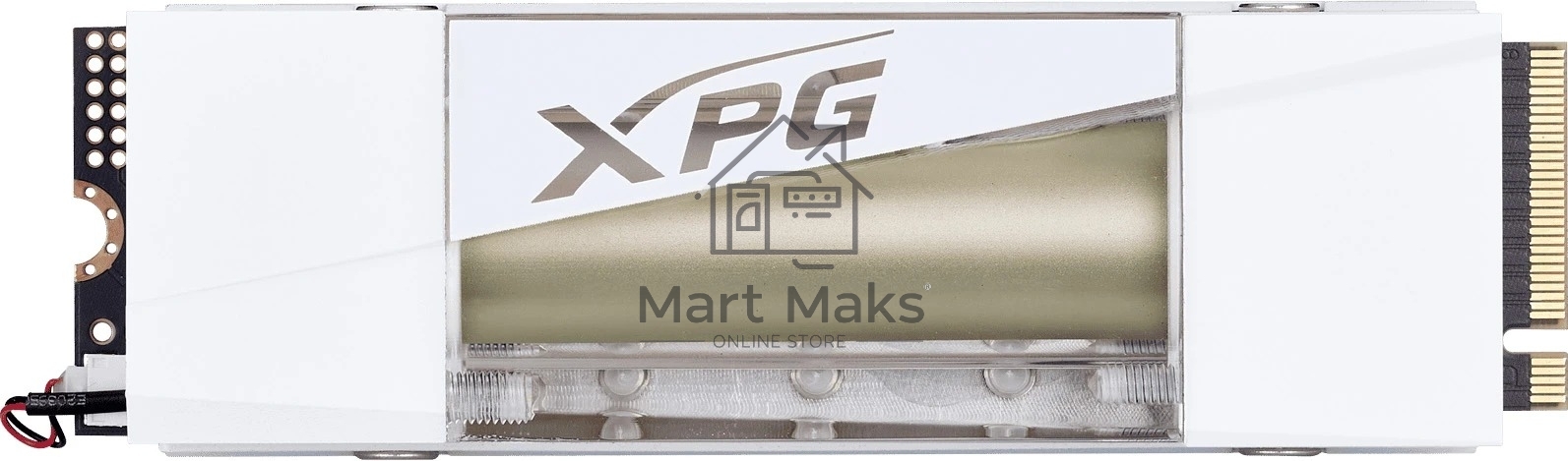 Твердотельный накопитель ADATA SSD XPG MARS 980 STORM, 2000GB, M.2(22x80mm), NVMe, PCIe 5.0 x4, 3D NAND, R/W 14000/13000MB/s, IOPs 2 000 000/1 650 000, TBW 1480, DWPD 0.4, with Heat Sink (5 лет)