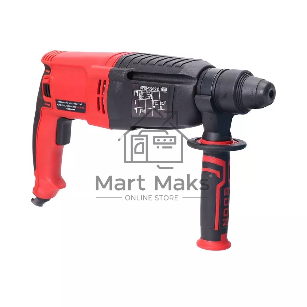 Перфоратор EDON RH-26/1150 черный/красный 9277