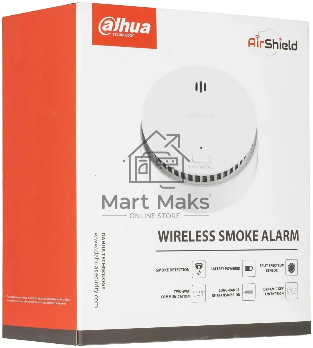 Датчик дыма Dahua DHI-HY-SA21A-W2(868), белый