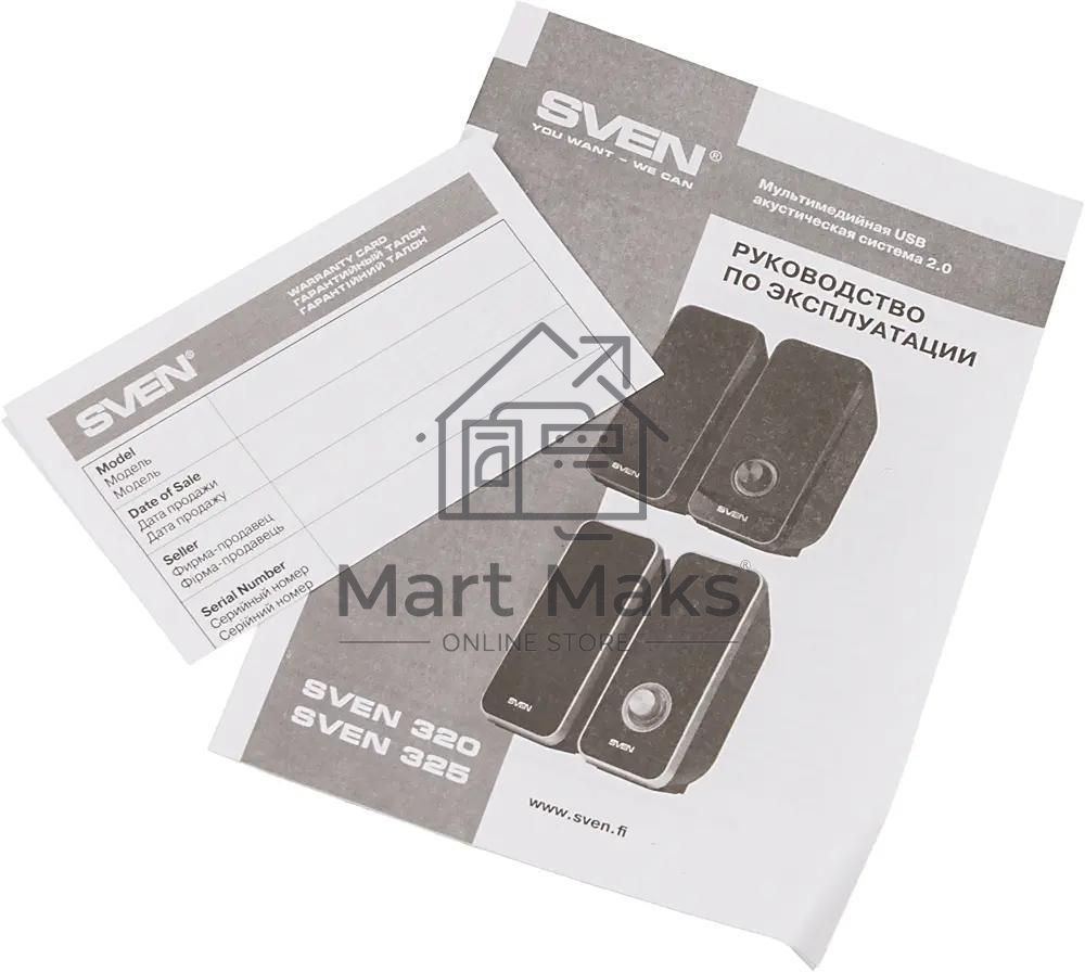Акустическая система 2.0 SVEN 325, черный, USB, мощность 2x3 Вт(RMS) SVEN 325, черный, USB, акустическая система 2.0, мощность 2x3 Вт(RMS)