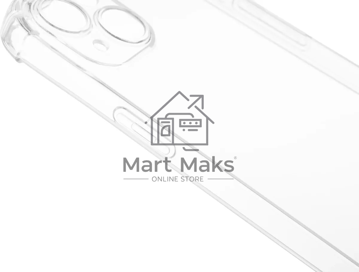 Чехол (клип-кейс) BoraSCO для Apple iPhone 15 Plus прозрачный