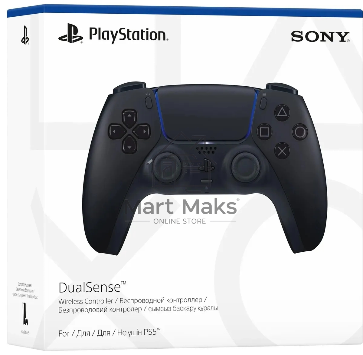 Геймпад Sony PlayStation 5 DualSense Wireless Controller CFI-ZCT1W black (PS719827696)