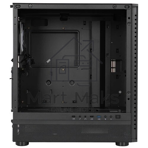 Компьютерный корпус  PCCooler IE200 BK, Tempered Glass Full Tower, черный, TG, SPCC, 1x120mm ARGB E-ATX, ATX, mATX, mITX 180/380/220mm 4x2.5