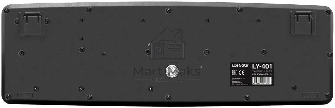 Клавиатура ExeGate LY-401 (EX264086RUS) проводная, USB, серебристый