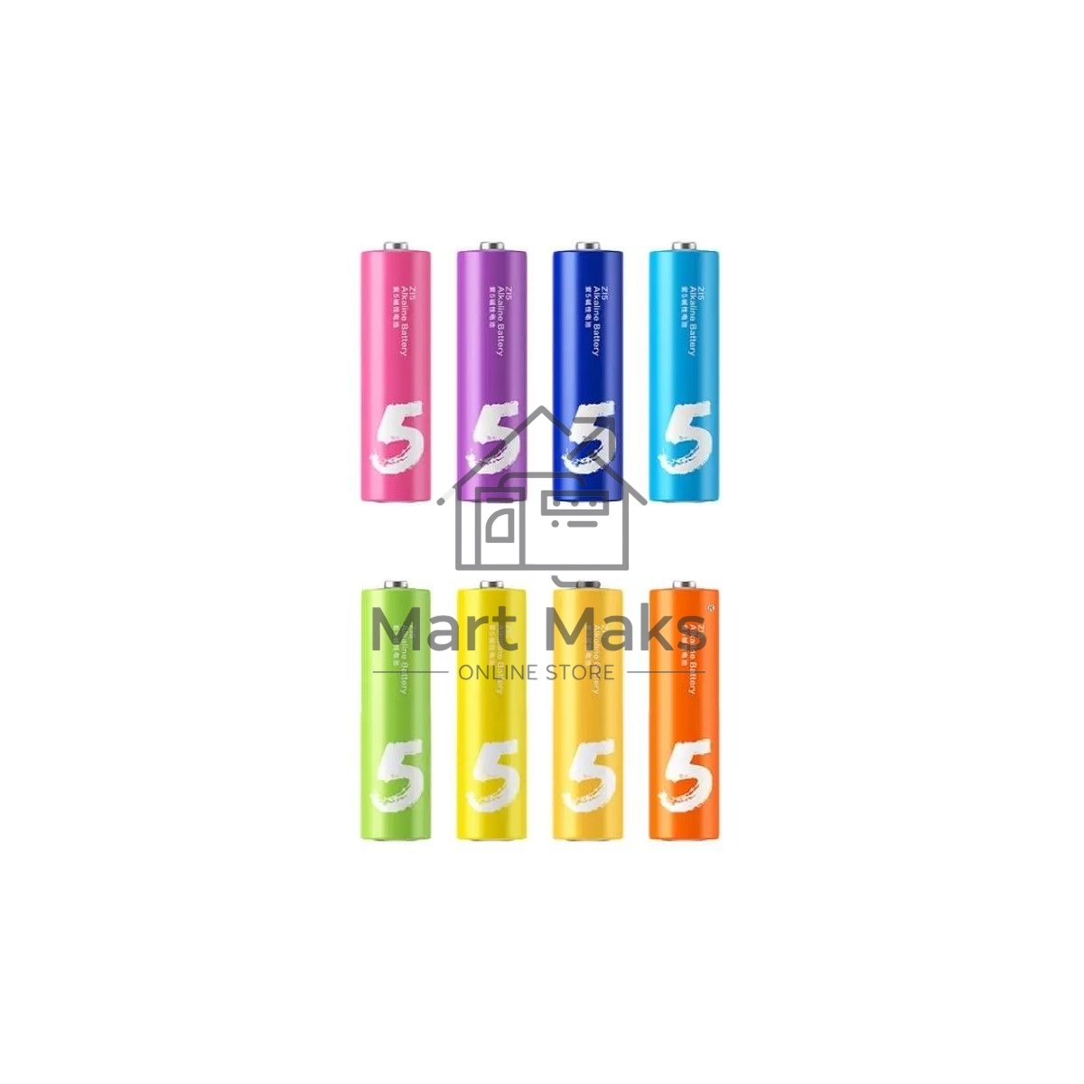Батарея CUKTECH high-performance rainbow alkaline 8 pellet