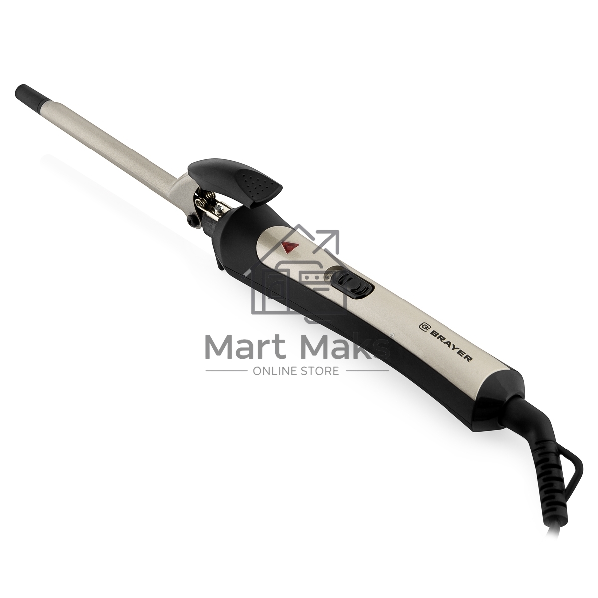 Электрощипцы BRAYER BR3203, 9 мм, PTC Heating, Max t.210, Зажим для волос, Шнур 1,8 м.